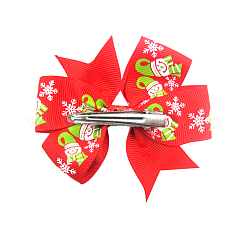 Christmas Grosgrain Alligator Hair Clips&nbsp;OHAR-Q053-M