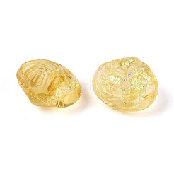 Handmade Foil Lampwork Beads Strands&nbsp;FOIL-T008-03G