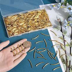 400Pcs Brass Tube Beads&nbsp;KK-SC0005-06G