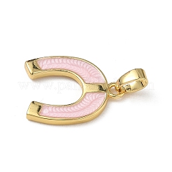 Brass Enamel Pendants&nbsp;KK-F924-14G-02