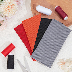 8Pcs 4 Colors Ribbing Pattern Polyester Oversleeves&nbsp;FIND-GF0009-63