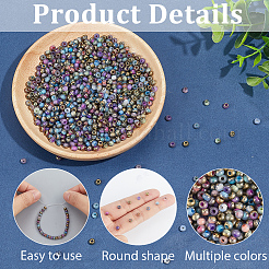84G 14 Colors Glass Seed Beads&nbsp;GLAA-SC0003-35