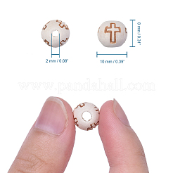 Natural Round Wood Beads&nbsp;WOOD-S656-LF