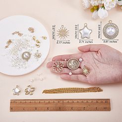 DIY Imitation Pendant Necklace Making Kit&nbsp;DIY-SZ0009-24