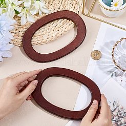 2Pcs Wood Handle for Hand Woven Bag Accessories&nbsp;FIND-CL0001-46