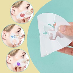Plastic Face Paint Stencils&nbsp;DIY-WH0304-582B