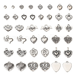100Pcs 20 Styles Tibetan Style Alloy Pendants&nbsp;FIND-TA0003-59