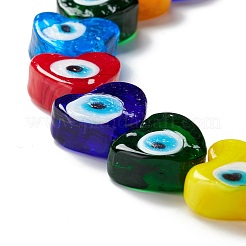 Handmade Evil Eye Lampwork Beads&nbsp;LAMP-F021-02H