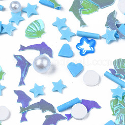 Handmade Polymer Clay Cabochons&nbsp;X-CLAY-N006-87
