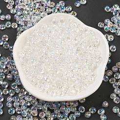 6/0 Inside Colours Fringe Glass Seed Beads&nbsp;X1-SEED-A034-03K