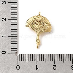 Autumn Brass Micro Pave Cubic Zirconia Pendants&nbsp;KK-D255-14G-01