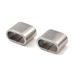 Non-Tarnish 303 Stainless Steel Slide Charms/Slider Beads&nbsp;STAS-D061-03B-P