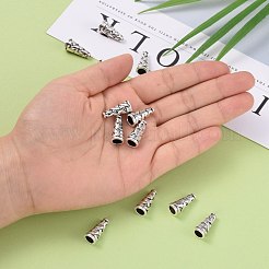 Tibetan Style Alloy Bead Cone&nbsp;TIBEB-00821-AS-R