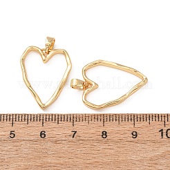 Valentine's Day Brass Pendants&nbsp;KK-H297-05G
