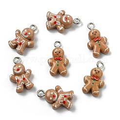 16Pcs 2 Styles Christmas Theme Opaque Resin Pendants&nbsp;RESI-YW0005-25