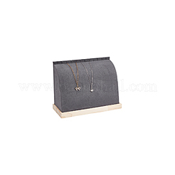 PU Imitation Leather Necklace Stands&nbsp;NDIS-WH0006-19B