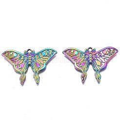 Rainbow Color Alloy Pendants&nbsp;PALLOY-N156-157-NR