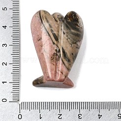 Natural Rhodonite Angel Figurine&nbsp;DJEW-N006-01A-14