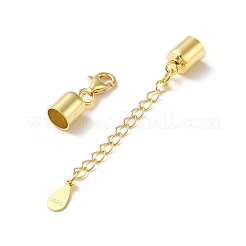 925 Sterling Silver Curb Chain Extender&nbsp;STER-G039-02D-G