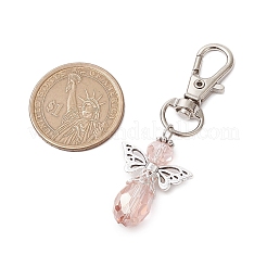 2Pcs Angel Glass Beads Pendant Decoration&nbsp;HJEW-JM02652-02