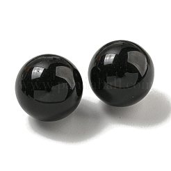 Natural Obsidian Round Ball Figurines Statues for Home Office Desktop Decoration&nbsp;G-P532-02A-25-01