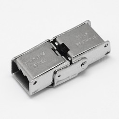 Tarnish Resistant Rectangle 201 Stainless Steel Watch Band Clasps&nbsp;STAS-F067-02