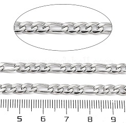 304 Stainless Steel Figaro Chains&nbsp;CHS-L019-08P