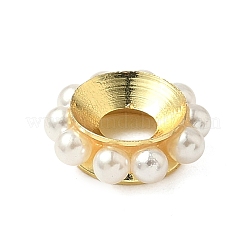 Brass European Beads&nbsp;KK-K293-49G
