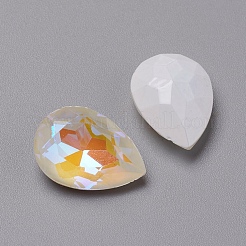 Glass Rhinestone Cabochons&nbsp;X-RGLA-L024-E01-MI