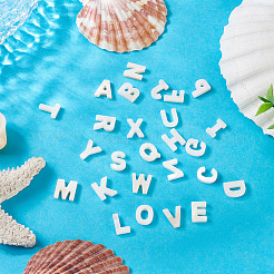 26Pcs 26 Styles Natural Freshwater Shell Letter Charms&nbsp;BSHE-TA0001-28