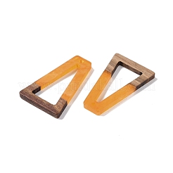 Resin & Wood Pendants&nbsp;WOOD-F015-10E