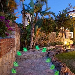 30Pcs 6 Colors Luminous Transparent Resin Pendants&nbsp;RESI-SZ0003-40