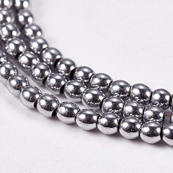 Electroplate Non-Magnetic Synthetic Hematite Beads Strands&nbsp;X-G-J169A-2mm-02