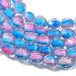 Two Tone Resin Beads Strands&nbsp;GLAA-T035-02E
