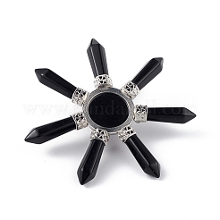 Chakra Natural Obsidian Energy Tower Pyramid&nbsp;G-L524-08P-03