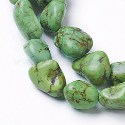 Natural Howlite Beads Strands&nbsp;X-G-F592-01