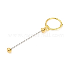 Iron Bar Beadable Keychain Clasps&nbsp;AJEW-R004-02G