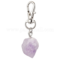 Nuggets Natural Amethyst Pendant Decorations&nbsp;HJEW-JM02514