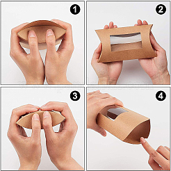 Paper Pillow Boxes&nbsp;CON-WH0073-49A