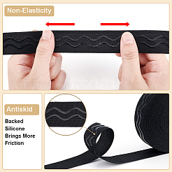 Polycotton Non Slip Knitted Cord&nbsp;SRIB-WH0011-254