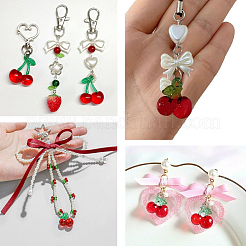 30Pcs 5 Styles Transparent Acrylic & Resin Pendants&nbsp;OHAR-SC0001-15