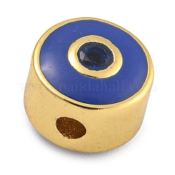 Rack Plating Brass Micro Pave Cubic Zirconia Beads&nbsp;KK-G513-72A-10G