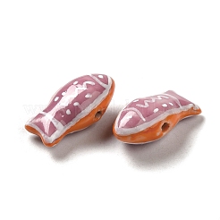 Handmade Printed Porcelain Beads&nbsp;PORC-E015-17E