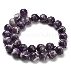 Natural Chevron Amethyst Beads Strands&nbsp;G-I222-14mm-01