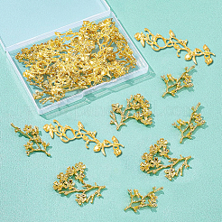 24Pcs 3 Style Electroplated Alloy Rhinestone Settings&nbsp;PALLOY-BC0002-20
