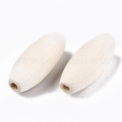 Unfinished Natural Wood Beads&nbsp;WOOD-R270-01