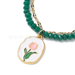 Natural Malaysia Jade Multi-strand Bracelets&nbsp;BJEW-JB12439-02