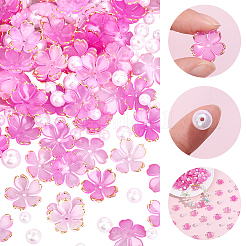120Pcs Acrylic Bead Caps&nbsp;OACR-PA0002-13A