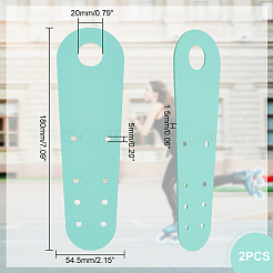 PVC Leather Flat Toe Guard Protector&nbsp;FIND-WH0013-65D