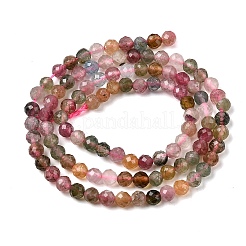 Natural Multicolor Tourmaline Beads Strands&nbsp;G-G294-A01-4mm